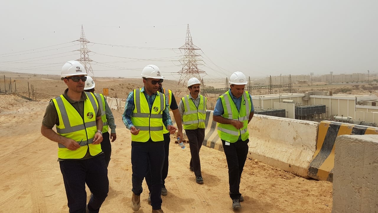 Oman Electricity Transmission Company visited Monenco Projects; Airport Height Grid Station and Ghala Height Grid Station