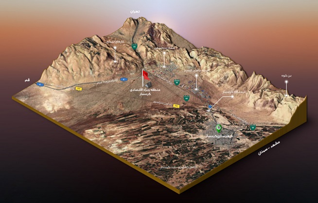 Garmsar Special Economic Zone Railway Designed by Monenco Iran Consulting Engineers